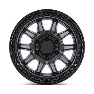 17X8.5 Black Rhino Hard Alloys CALICO MATTE GUNMETAL W/ M-BLACK LIP 6X139.7