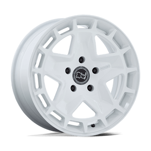 18X8 Black Rhino Hard Alloys CORSICA GLOSS WHITE 5X130