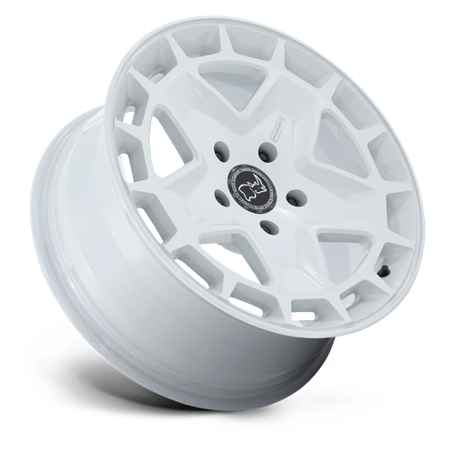 18X8 Black Rhino Hard Alloys CORSICA GLOSS WHITE 5X130