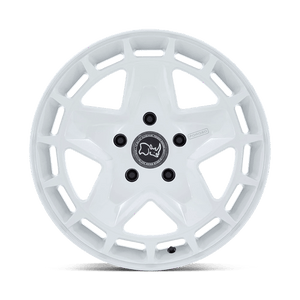 18X8 Black Rhino Hard Alloys CORSICA GLOSS WHITE 5X130