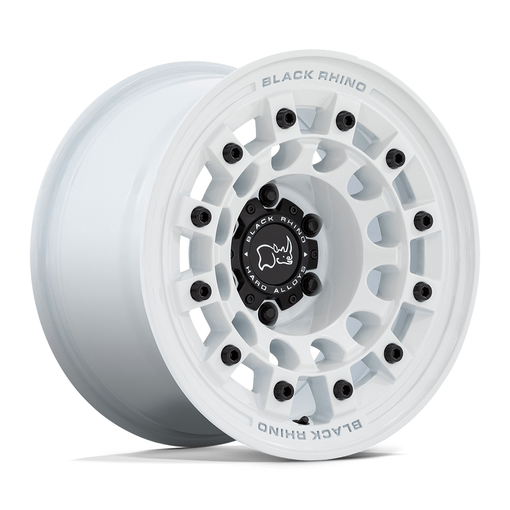 17X8 Black Rhino Hard Alloys FUJI GLOSS WHITE 5X114.3