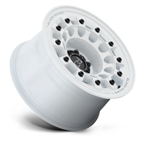 17X8 Black Rhino Hard Alloys FUJI GLOSS WHITE 5X114.3