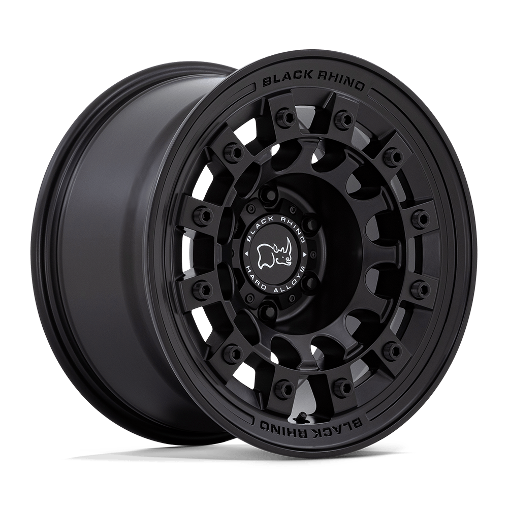 17X8 Black Rhino Hard Alloys FUJI MATTE BLACK 5X114.3