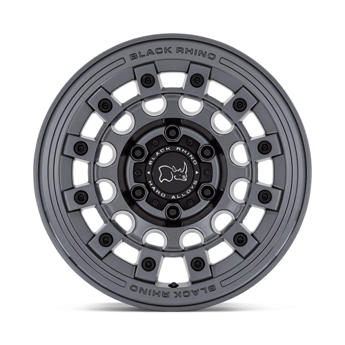 17X8 Black Rhino Hard Alloys FUJI MATTE GUNMETAL 5X127