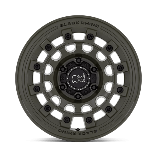 17X8 Black Rhino Hard Alloys FUJI OLIVE DRAB GREEN 5X114.3