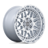 20" Black Rhino Hard Alloys HOLCOMB GLOSS SILVER W/ MIRROR CUT FAC 6X135