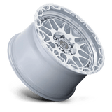 20X9.5 Black Rhino Hard Alloys HOLCOMB GLOSS SILVER W/ MIRROR CUT FAC 6X135