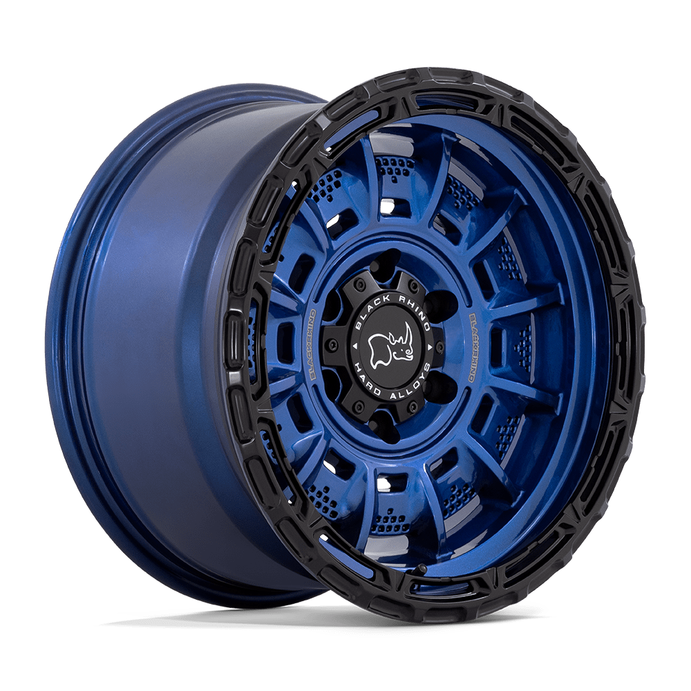 20X10 Black Rhino Hard Alloys LEGION COBALT BLUE W/ BLACK LIP 6X135