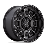 20X10 Black Rhino Hard Alloys LEGION MATTE BLACK GRAY TINT 5X127