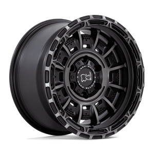 20X10 Black Rhino Hard Alloys LEGION MATTE BLACK GRAY TINT 5X127