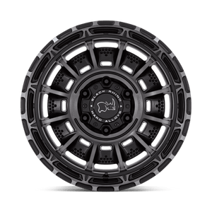 17X9 Black Rhino Hard Alloys LEGION MATTE BLACK GRAY TINT 6X135