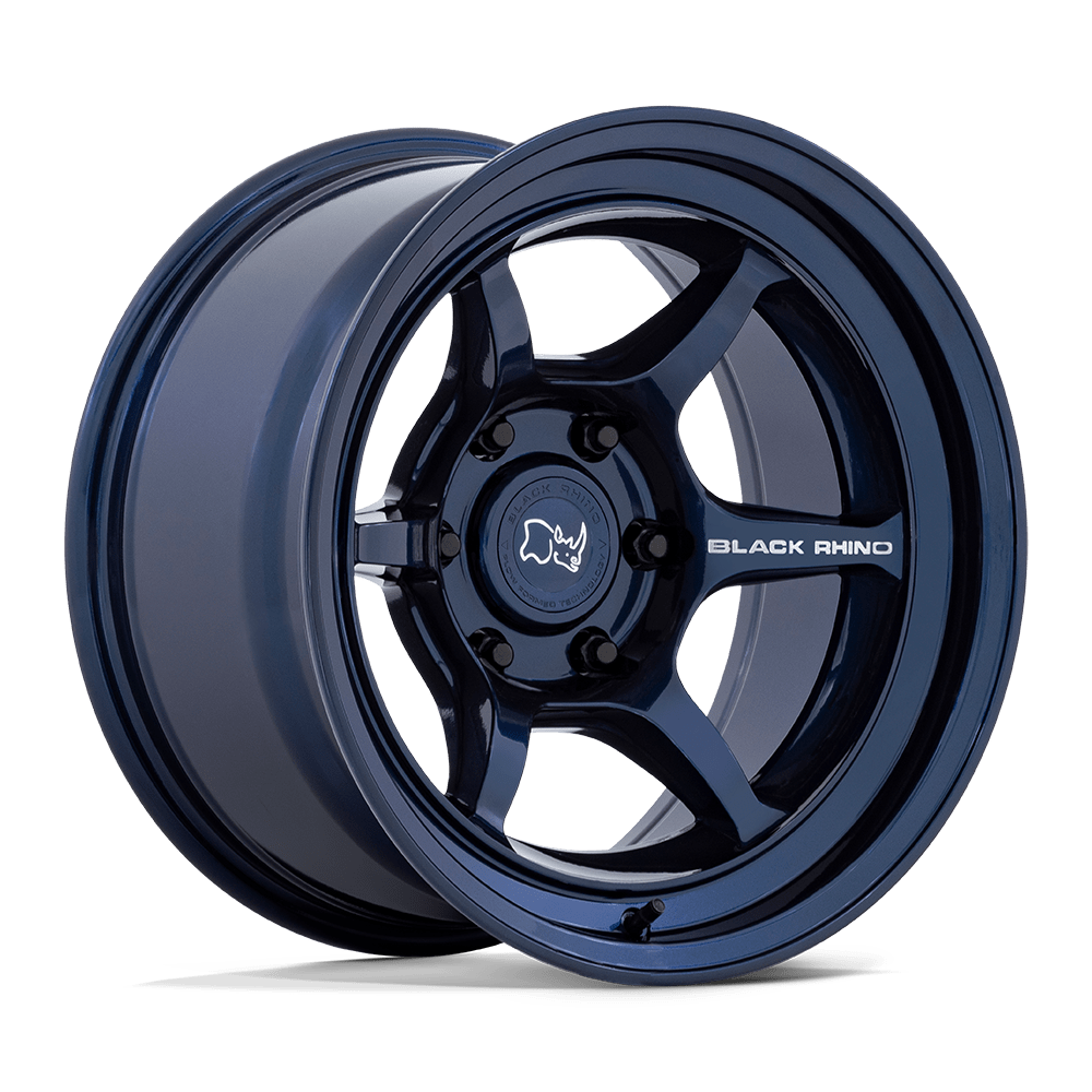 17X9 Black Rhino Hard Alloys SHOGUN GLOSS MIDNIGHT BLUE 5X127