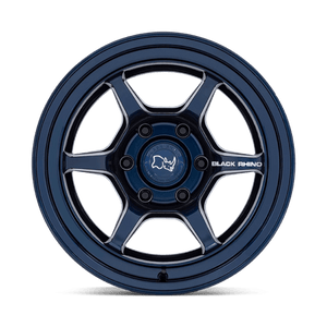 17X9 Black Rhino Hard Alloys SHOGUN GLOSS MIDNIGHT BLUE 5X127