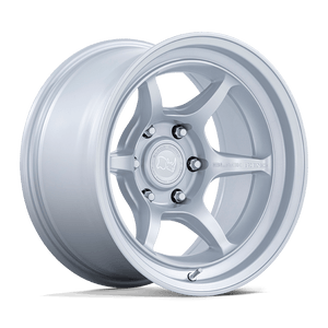 17X8.5 Black Rhino Hard Alloys SHOGUN HYPER SILVER 6X114.3