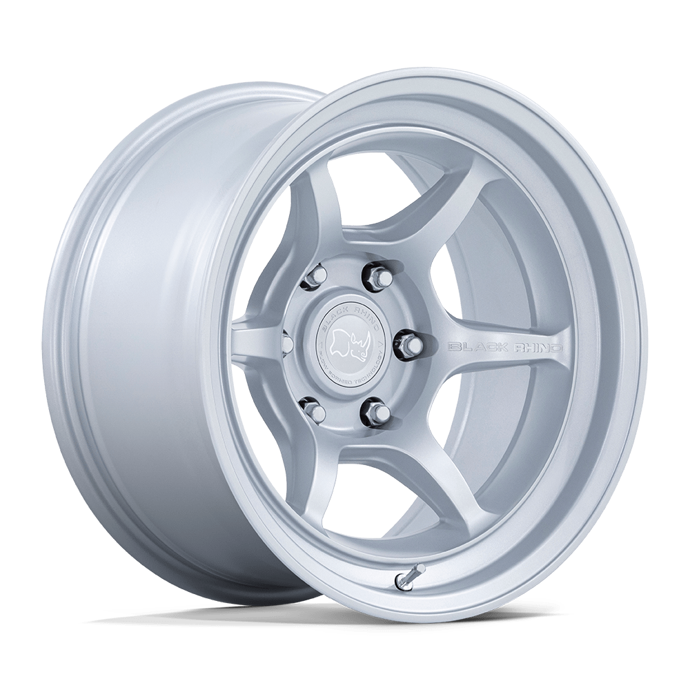 16X8 Black Rhino Hard Alloys SHOGUN HYPER SILVER 6X139.7