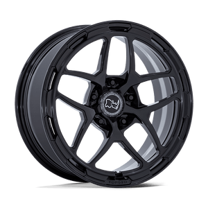 18X8 Black Rhino Hard Alloys STALLBERG GLOSS BLACK 5X130
