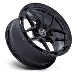 18X8 Black Rhino Hard Alloys STALLBERG GLOSS BLACK 5X130