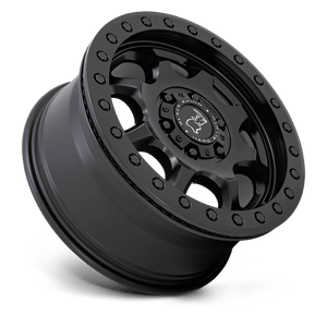 17X8 Black Rhino Hard Alloys VENTURE BEADLOCK MATTE BLACK 6X130