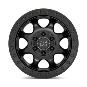 17X8 Black Rhino Hard Alloys VENTURE BEADLOCK MATTE BLACK 6X130