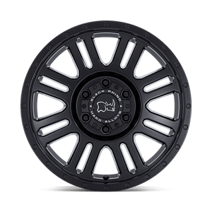 16X8 Black Rhino Hard Alloys YELLOWSTONE MATTE BLACK 5X160