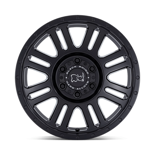 16" Black Rhino Hard Alloys YELLOWSTONE MATTE BLACK 6X130