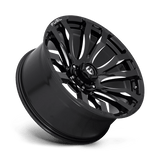 20X9 Fuel 1PC D673 BLITZ RIMS - GLOSS BLACK MILLED 6X139.7