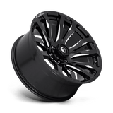 22X10 Fuel 1PC D673 BLITZ RIMS - GLOSS BLACK MILLED 6X135