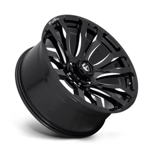 20X9 Fuel 1PC D673 BLITZ RIMS - GLOSS BLACK MILLED 8X170