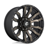 22X12 Fuel 1PC D674 BLITZ RIMS - MATTE BLACK DOUBLE DARK TINT 6X139.7