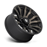 22X12 Fuel 1PC D674 BLITZ RIMS - MATTE BLACK DOUBLE DARK TINT 6X139.7