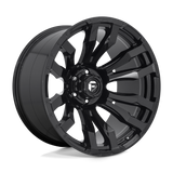 17X9 Fuel 1PC D675 BLITZ RIMS - GLOSS BLACK 6X135