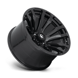 18X9 Fuel 1PC D675 BLITZ RIMS - GLOSS BLACK 8X180
