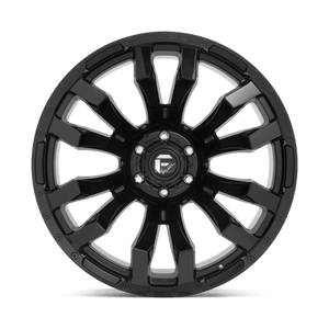 20X9 Fuel 1PC D675 BLITZ RIMS - GLOSS BLACK 6X139.7