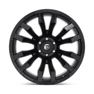18X9 Fuel 1PC D675 BLITZ RIMS - GLOSS BLACK 6X135
