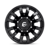 22X10 Fuel 1PC D675 BLITZ RIMS - GLOSS BLACK 8X165.1