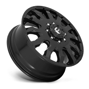 20X8.25 Fuel 1PC D675 BLITZ RIMS - GLOSS BLACK 8X165.1