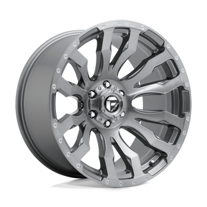 22X10 Fuel 1PC D693 BLITZ RIMS - PLATINUM 6X135