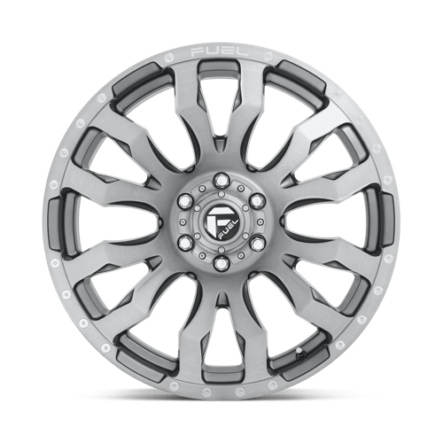 22X10 Fuel 1PC D693 BLITZ RIMS - PLATINUM 6X135