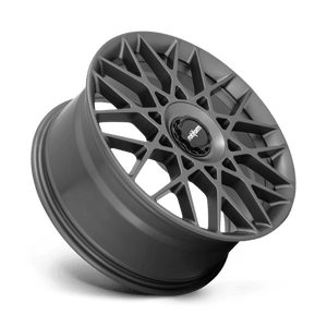 19X8.5 Rotiform R166 BLQ-C ANTHRACITE 5X112