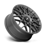 19X8.5 Rotiform R166 BLQ-C ANTHRACITE 5X108/5X114.3