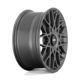 19X8.5 Rotiform R166 BLQ-C ANTHRACITE 5X112