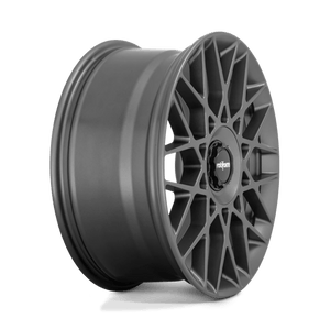 19X8.5 Rotiform R166 BLQ-C ANTHRACITE 5X108/5X114.3