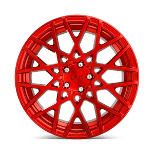 19X8.5 Rotiform R109 BLQ CANDY RED 5X112
