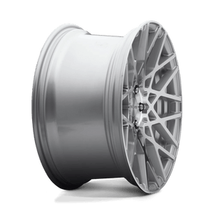 19X8.5 Rotiform R110 BLQ GLOSS SILVER MACHINED 5X112