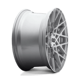 19X8.5 Rotiform R110 BLQ GLOSS SILVER MACHINED 5X114.3