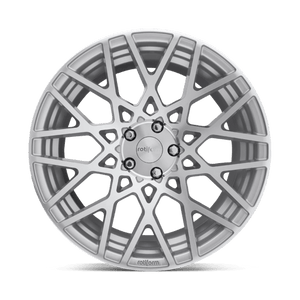 19X8.5 Rotiform R110 BLQ GLOSS SILVER MACHINED 5X112