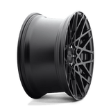 19X8.5 Rotiform R112 BLQ MATTE BLACK 5X100
