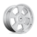 20X9.5 US Mag 1PC U126 BOULEVARD CHROME PLATED 5X127/5X139.7