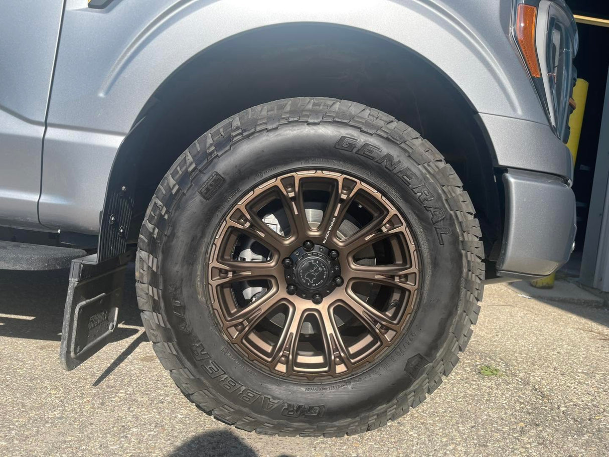 17X8.5 Black Rhino Hard Alloys BR020 DIAMONDBACK RIMS -  BURNT BRONZE 6X114.3