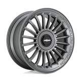 19X8.5 Rotiform R160 BUC-M MATTE ANTHRACITE 5X112